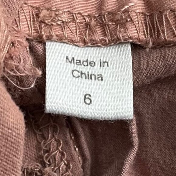 Garnet Hill Embroidered Casual Pants Size 6 - Picture 6 of 6